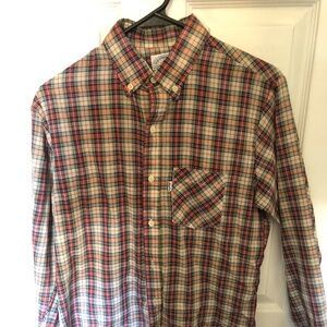 Vintage Levis Strauss Button Up Plaid Shirt